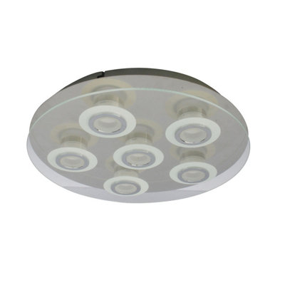 Luminosa Lighting Luminosa Flavio Modern 6 Light Shade Cluster Ceiling Light Led3000K from B&Q