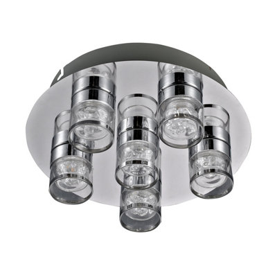 B&Q -  Luminosa Marc Modern 4 Light Shade Cluster Ceiling Light Led3000K