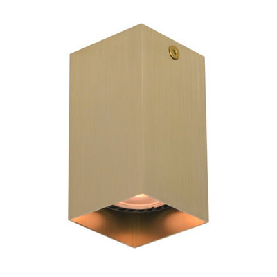 Luminosa Lighting Luminosa Ander 10Cm Surface Mounted Downlight BlackBrass from B&Q