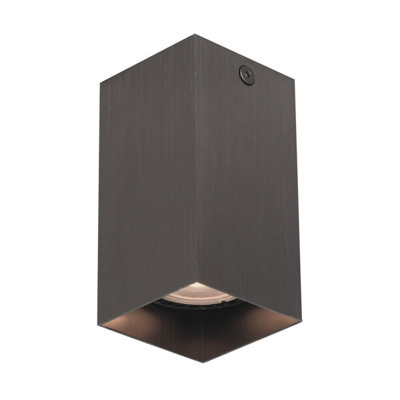 Luminosa Lighting Luminosa Ander 10Cm Surface Mounted Downlight Brown from B&Q