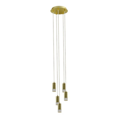 Luminosa Lighting Luminosa Mentin Modern 5 Light Cluster Pendant Ceiling Light Led3000K from B&Q
