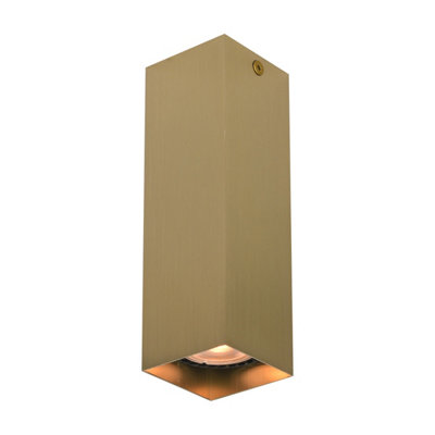 Luminosa Lighting Luminosa Ander 17Cm Surface Mounted Downlight BlackBrass from B&Q