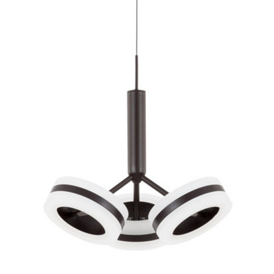 Luminosa Lighting Luminosa Modern Led Hanging Pendant BronzeWarm White 3000K 1150Lm from B&Q