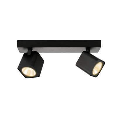 Luminosa Lighting Luminosa Aveiro Modern Twin Ceiling Spotlight Led4000K from B&Q