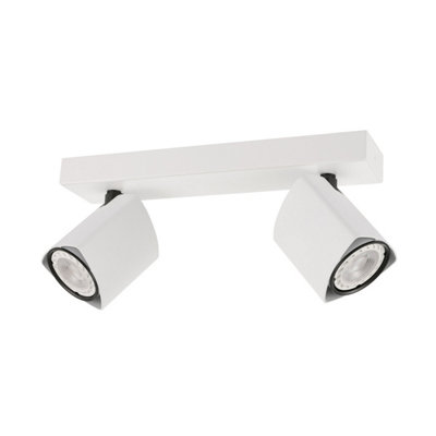 Luminosa Lighting Luminosa Merusa Modern Twin Ceiling SpotlightGu10 from B&Q