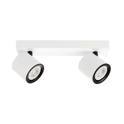 Luminosa Lighting Luminosa Karlota Modern Twin Ceiling SpotlightGu10 from B&Q