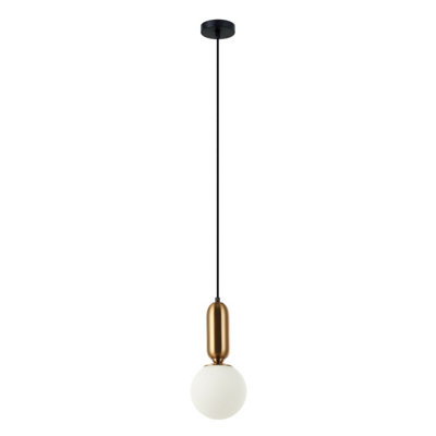 Luminosa Ing Luminosa Aldeva Modern 1 Globe Pendant Ceiling E27 Light