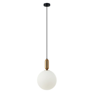 Luminosa Lighting Luminosa Aldeva Modern 1 Light Globe Pendant Ceiling LightE27 from B&Q