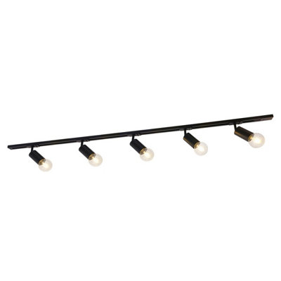 Luminosa Lighting Luminosa Marvi Modern 5 Light Ceiling Spotlight BarE27 from B&Q