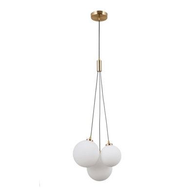 Luminosa Ing Luminosa Perlos Classic 3 Cluster Pendant Ceiling G9 Led Light