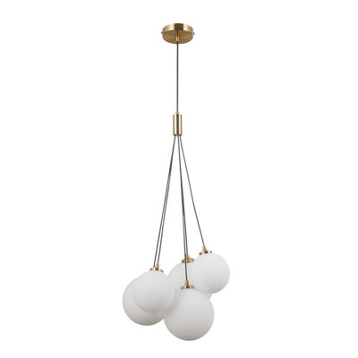 Luminosa Lighting Luminosa Perlos Classic 5 Light Cluster Pendant Ceiling LightG9 Led from B&Q
