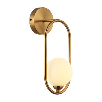 B&Q -  Luminosa Lupus Modern 1 Light Wall LampG9