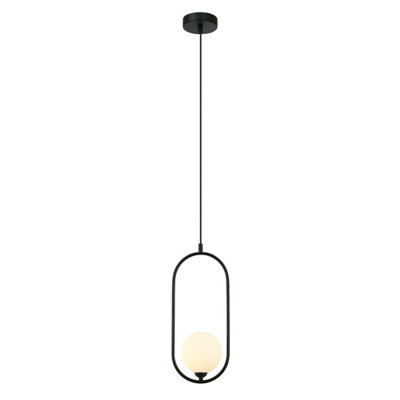Luminosa Lighting Luminosa Lupus Modern 1 Light Globe Pendant Ceiling LightG9 from B&Q