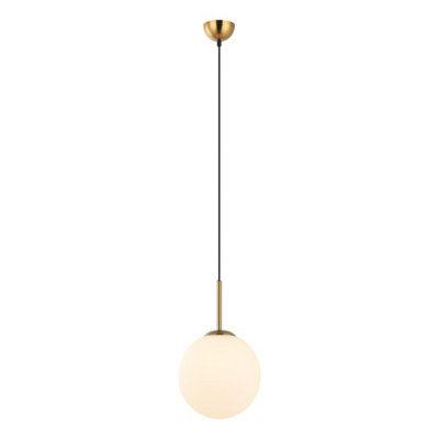 Luminosa Lighting Luminosa Deore Modern 1 Light Globe Pendant Ceiling LightE27 from B&Q