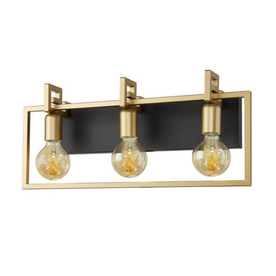 B&Q -  Luminosa Primero Modern 3 Light Wall Lamp,