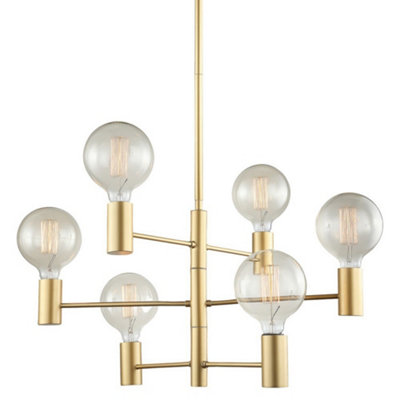 Italux Lighting Modern Pendant Light Gold L - Gold - Image 3