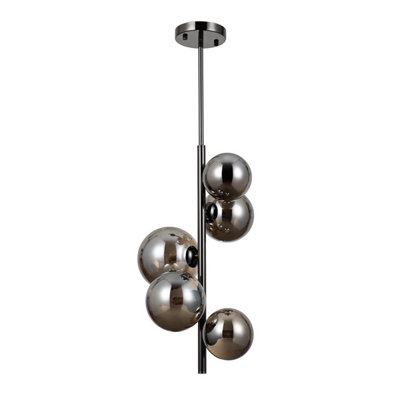 Luminosa Lighting Luminosa Canello Modern 5 Light Globe Pendant Ceiling LightG9 from B&Q
