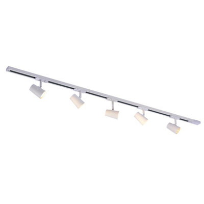Luminosa Lighting Luminosa Astley Modern 5 Light Ceiling Spotlight BarGu10 from B&Q
