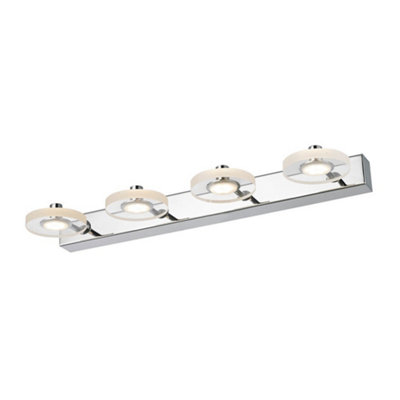 Luminosa Lighting Luminosa Modern Led Wall Lamp ChromeWarm White 3000K 840Lm from B&Q