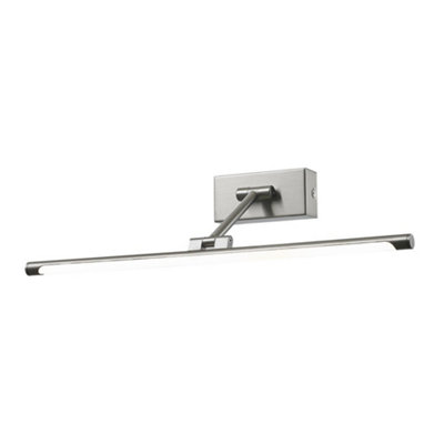 Luminosa Lighting Luminosa Modern Led Picture Lamp Satin NickelWarm White 3000K 560Lm from B&Q