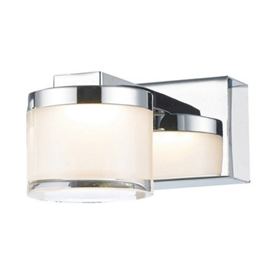 Luminosa Lighting Luminosa Modern Led Wall Lamp ChromeWarm White 3000K 210Lm from B&Q
