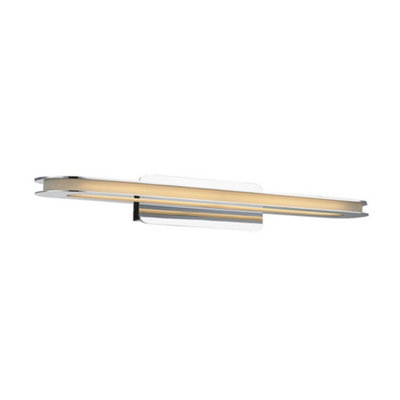 Luminosa Lighting Luminosa Modern Led Wall Lamp ChromeWarm White 3000K 840Lm from B&Q