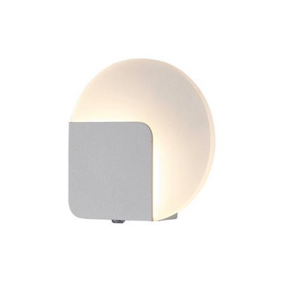 B&Q -  Luminosa Modern Led Wall Lamp WhiteWarm White 3000K 252Lm