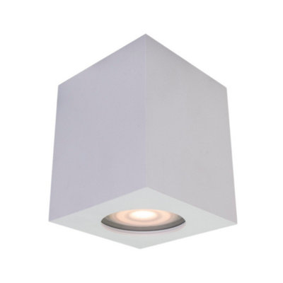 Luminosa Lighting Luminosa Modern Surface Mounted White 1 Light Gu10Ip44 from B&Q