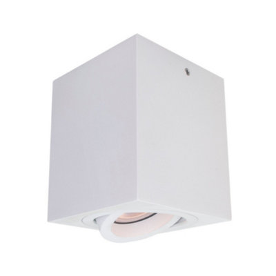 Luminosa Lighting Luminosa Modern Surface Mounted White 1 Light Gu10 from B&Q