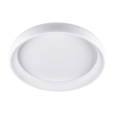 Netlighting Unisex White Modern Led Flush Ceiling Light Warm 3000K 1760Lm - Image 3