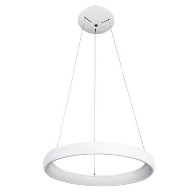 Luminosa Lighting Luminosa Modern Led Hanging Pendant WhiteWarm White 3000K 2200Lm from B&Q