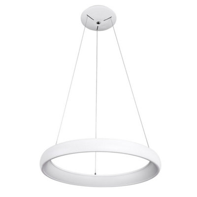 Luminosa Lighting Luminosa Modern Led Hanging Pendant WhiteWarm White 3000K 2750Lm from B&Q