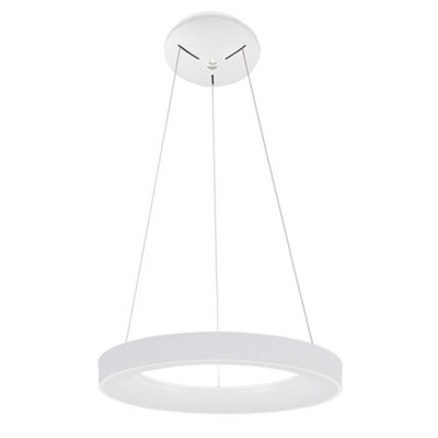 Luminosa Lighting Luminosa Modern Led Hanging Pendant WhiteWarm White 3000K 2200Lm from B&Q