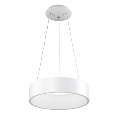 Luminosa Lighting Luminosa Modern Led Hanging Pendant WhiteWarm White 3000K 1760Lm from B&Q