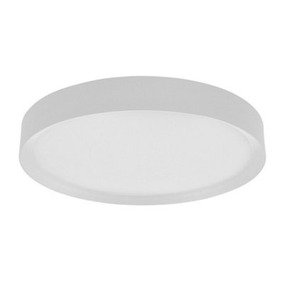 Luminosa Lighting Luminosa Modern Led Flush Ceiling Light WhiteWarm White 3000K 2100Lm from B&Q