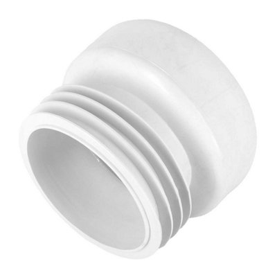 Rawiplast 110mm Toilet Wc Straight Extension Waste Pan Rubber Connector from B&Q