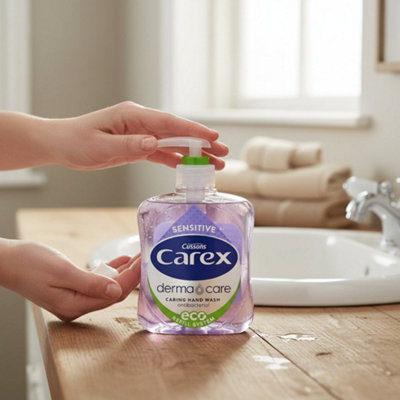 Carex Handwash Sensitive 250Ml - Gentle Formula For Sensitive Skin - White - Image 9