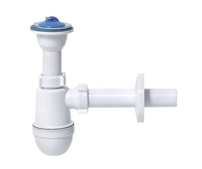 Ani-plast Aniplast 5/4 Inch X 32mm Washbasin Sink Drain Waste Bottle Trap Stainless Steel Strainer from B&Q