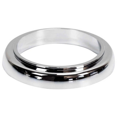 Tycner Bathroom Faucet Base Ring + Gasket Under Tap Washer Rosette Chromed Plastic from B&Q
