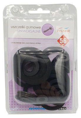 Tycner 56X Kitchen Bathroom Universal Gaskets Rubber Washer Set Various Sizes Types from B&Q