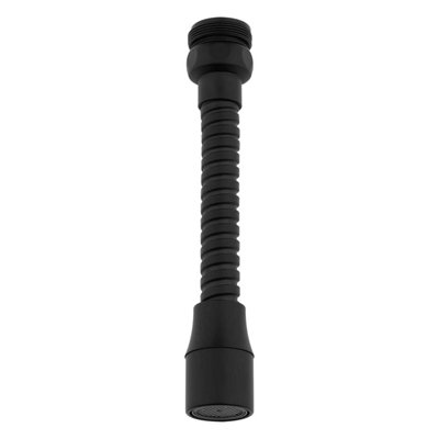 Tycner Black Kitchen Tap Aerator Flexible Nozzle Sprayer Faucet Spout Extension 22mm 24mm from B&Q