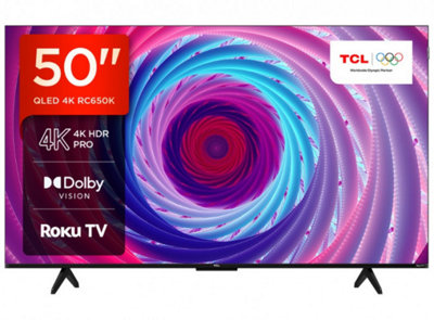 B&Q -  50Rc650K 50" 4K Ultra Hd Roku Smart Tv