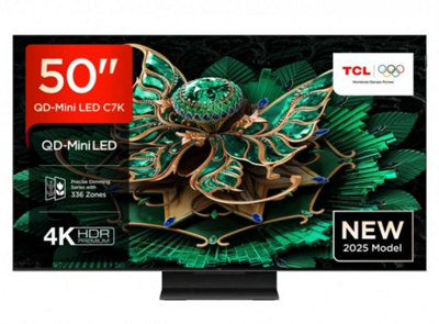 Tcl 50C7Kuk 50" Premium Qd-Mini Led Smart Tv