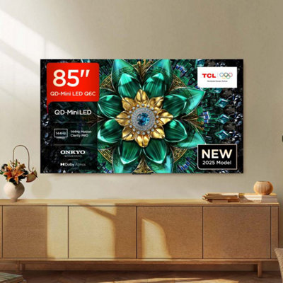 B&Q -  85Q6C-Uk 85" 4K Qd-Mini Led Uhd Smart Google Tv