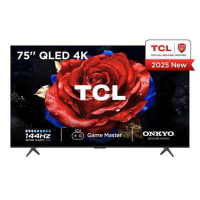 B&Q -  75T8C-Uk  75" 4K Qled Hdr Ultra Hd Google Tv