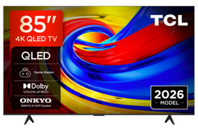 Tcl 85P7L-Uk 85" 4K Hdr Qled Direct Led Google Tv - Black