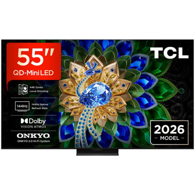 Tcl 55" A400u Premium Wallpaper Qd-Mini Led 4K Hdr Smart Google Tv 2026 - 55A400u-Uk, Black - Image 11