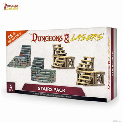 Spiral Galaxy Dungeons And Lasers: Stairs PackBrand New And Sealed from B&Q