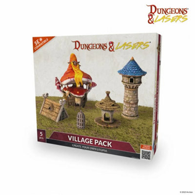 Spiral Galaxy Dungeons And Lasers: Village PackBrand New And Sealed