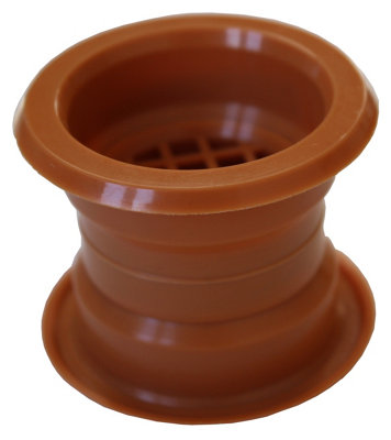 Przybysz Mini Circle Collar Air Vent Grille Door Ventilation Cover Dark Beech Color 4Pcs from B&Q